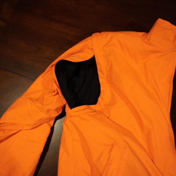 37a) REMINGTON Convertible Reversible Hunting Fleece Jacket Vest Sz. Large - Picture 10 of 12